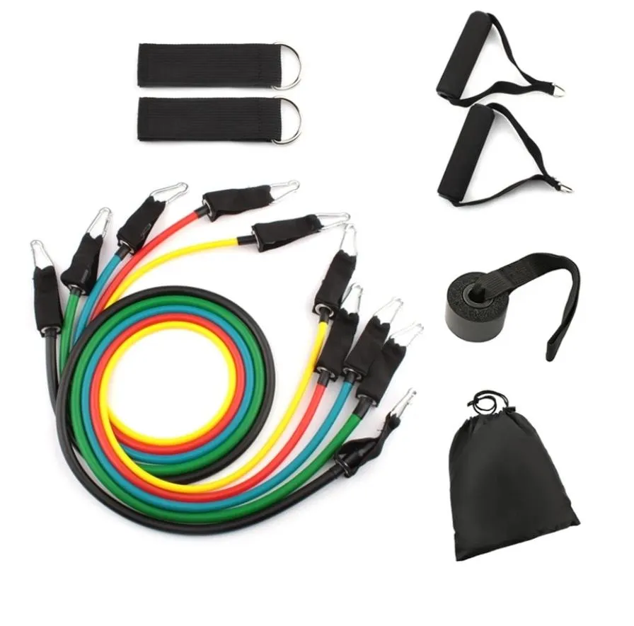 11 Piece Resistance Band Set