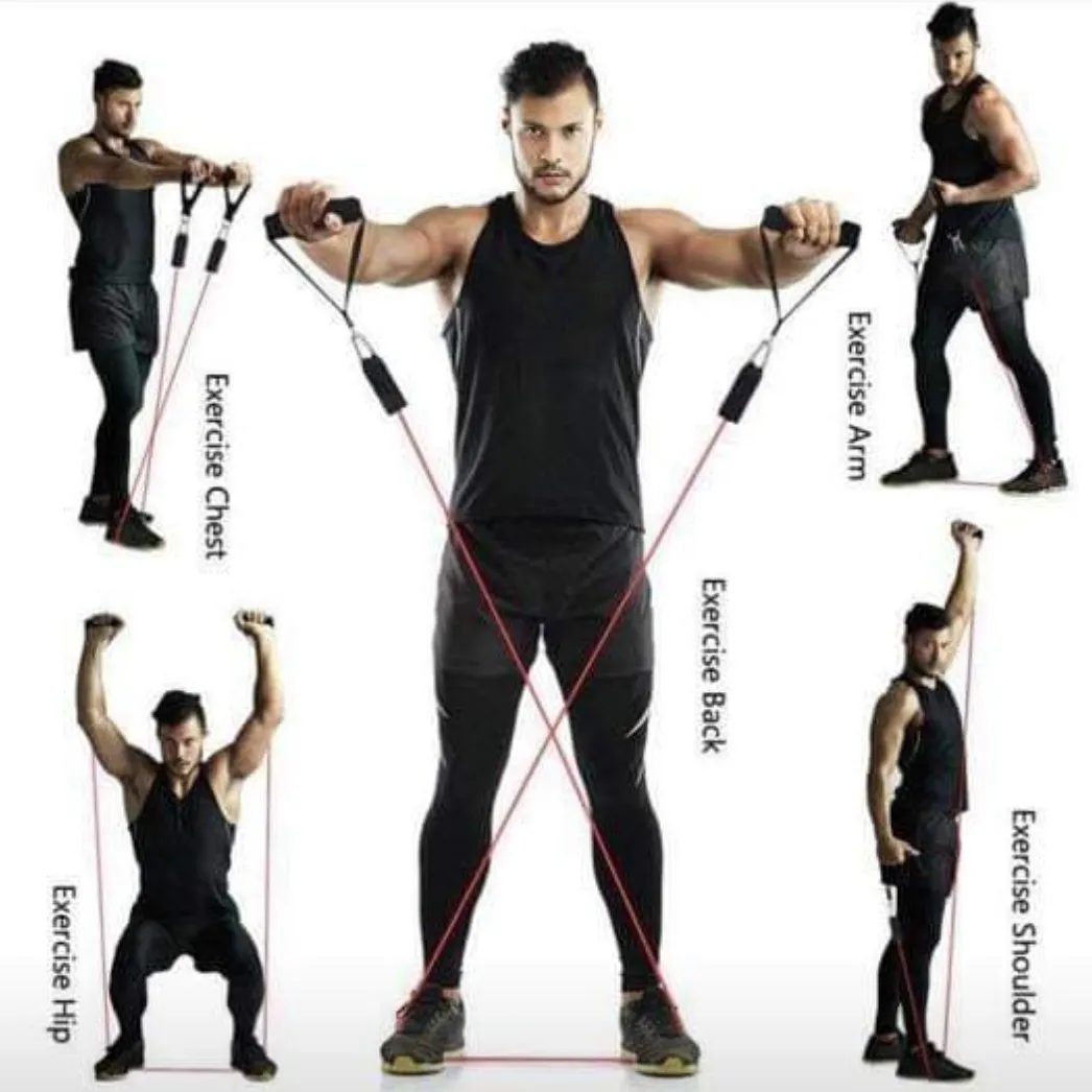 11 Piece Resistance Band Set
