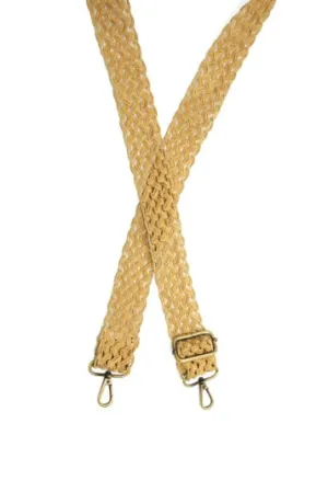 1.5" Open Weave Faux Leather Guitar Strap