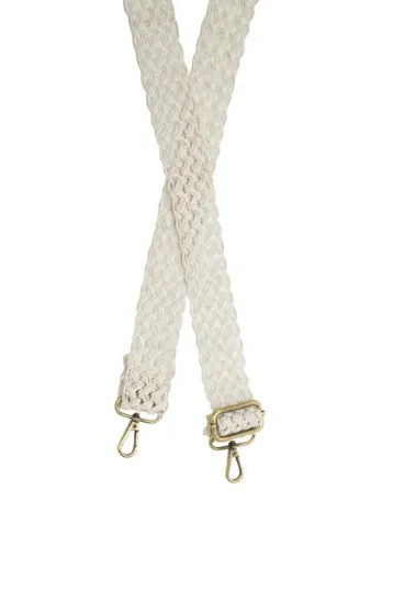 1.5" Open Weave Faux Leather Guitar Strap