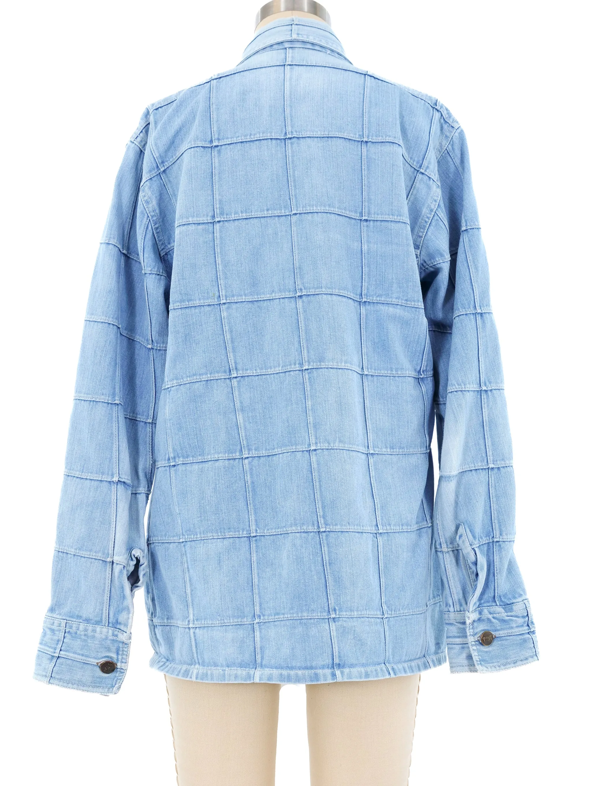 1970's Patchwork Denim Shirt