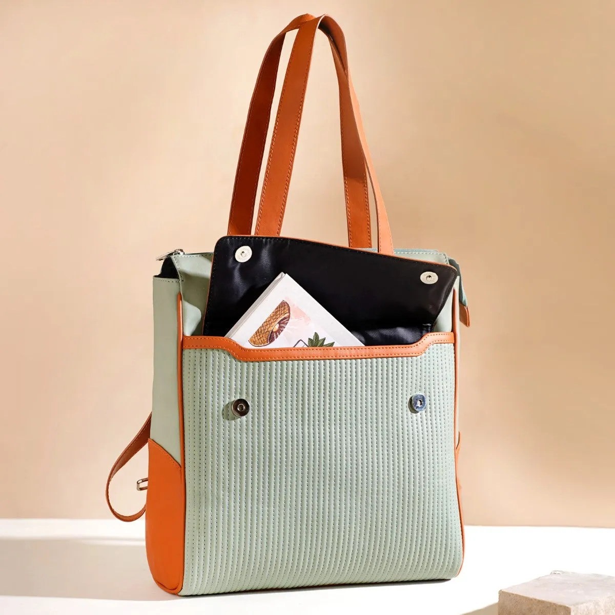 2-In-1 Convertible Tote Bag And Backpack