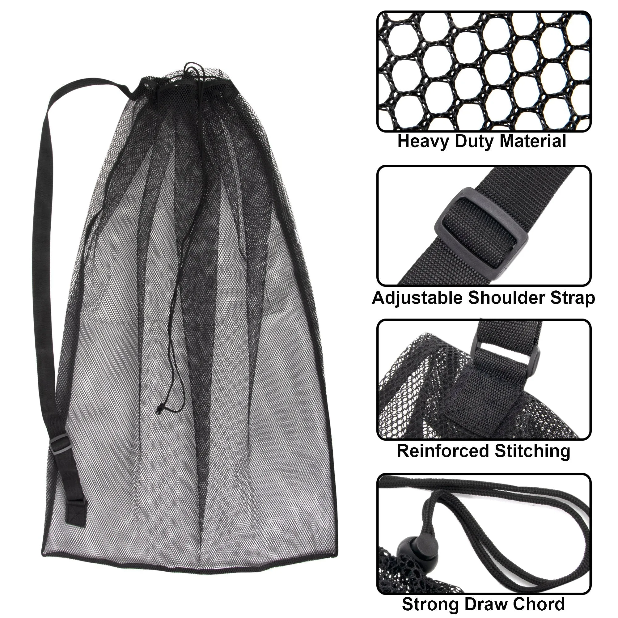2XL Mesh Laundry & Sports Bag - 40 X 30 Inches