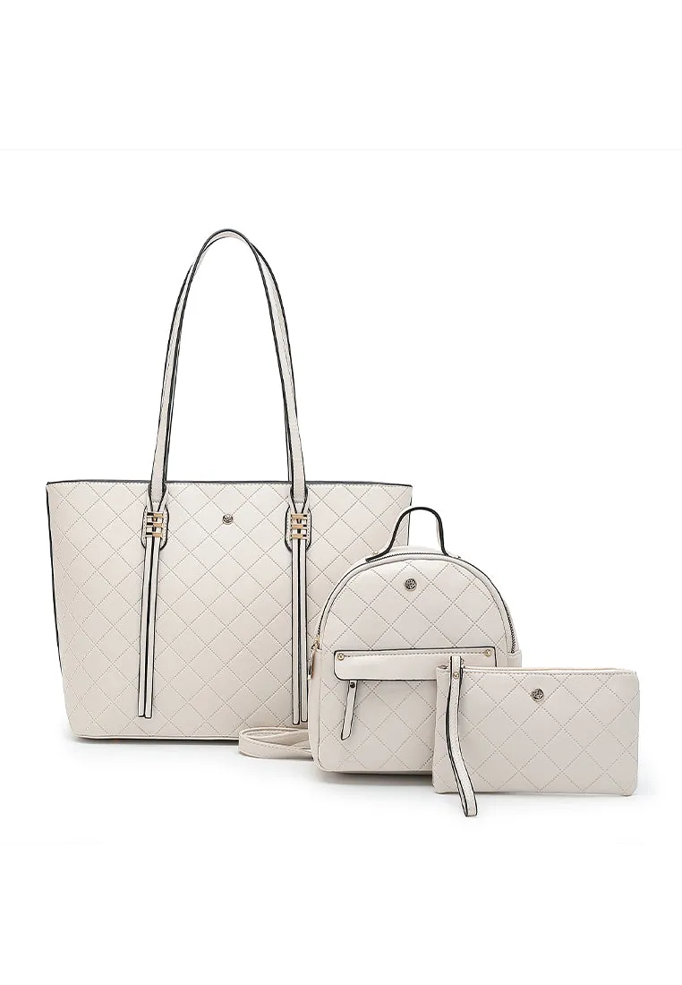 3 in 1 Tote Bag & Top Handle Bag & Pouch - NEJ 1768