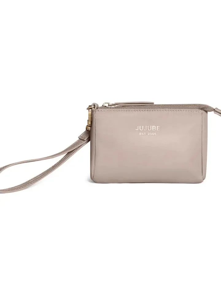 3-Piece Pouch Set Taupe