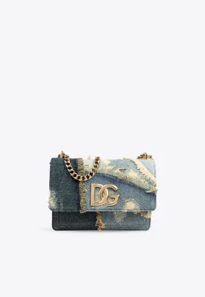 3.5 Patchwork Denim Shoulder Bag