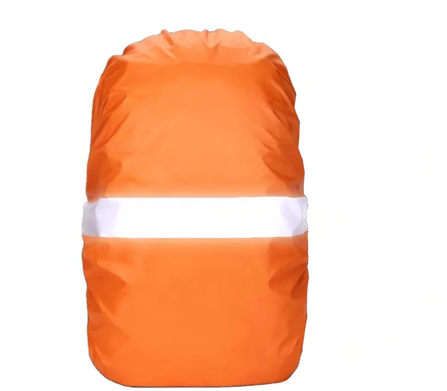 (35L) Reflective Backpack Rain Cover Satchel Safety Cape - Orange