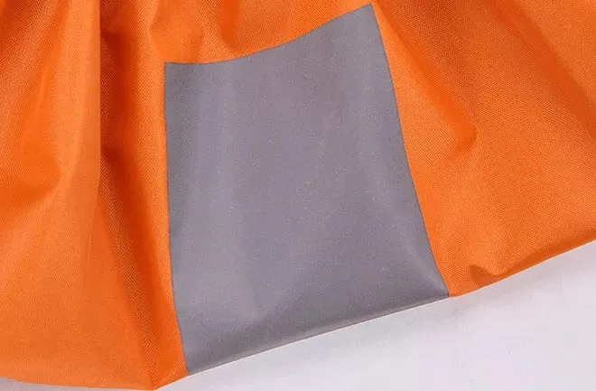 (35L) Reflective Backpack Rain Cover Satchel Safety Cape - Orange
