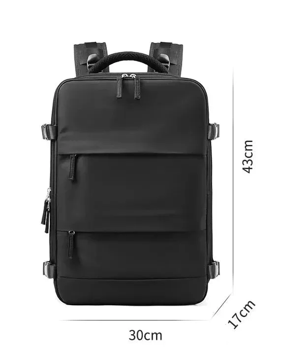 35L Travel Backpack Women Laptop Business Backpacks Multifunctional USB Charging with Shoes Pocket