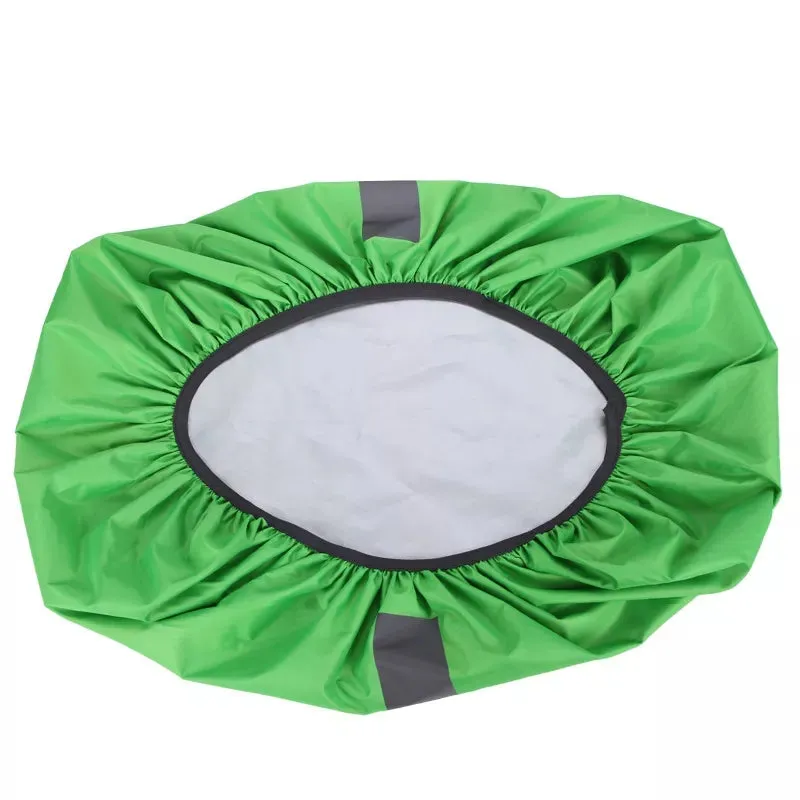 (45L) Reflective Backpack Rain Cover Satchel Safety Cape - Neon Green