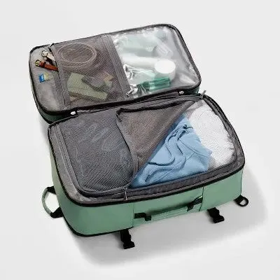 45L Travel 22.25" Backpack Dark Ivy - Open Story