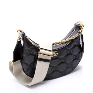 739709 Matelasse Small Bag Black