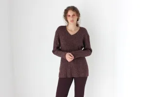 90s IZOD Silk, Wool & Rayon Slouchy Knit Sweater