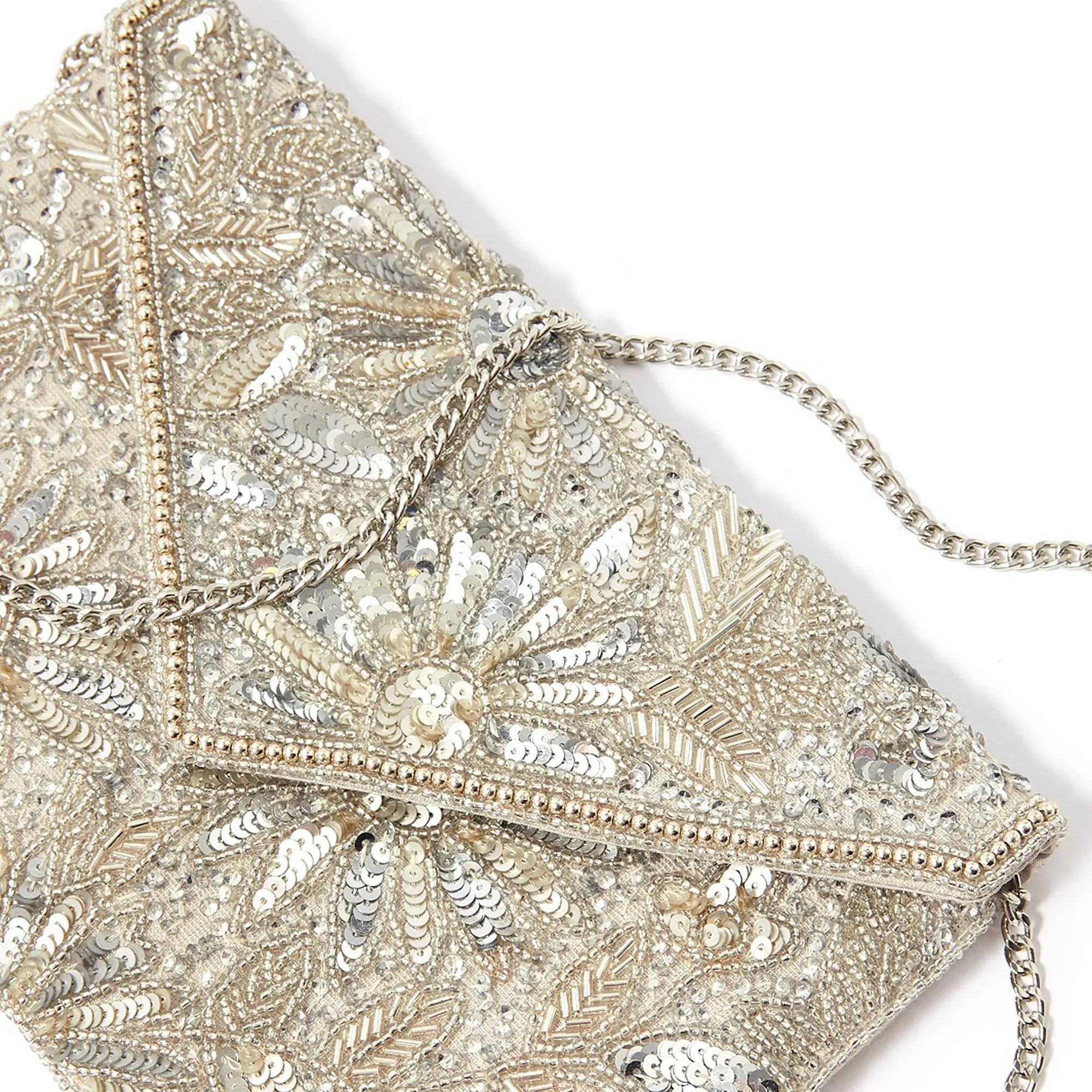 Accessorize London Women's Faux Leather Tara Clutch
