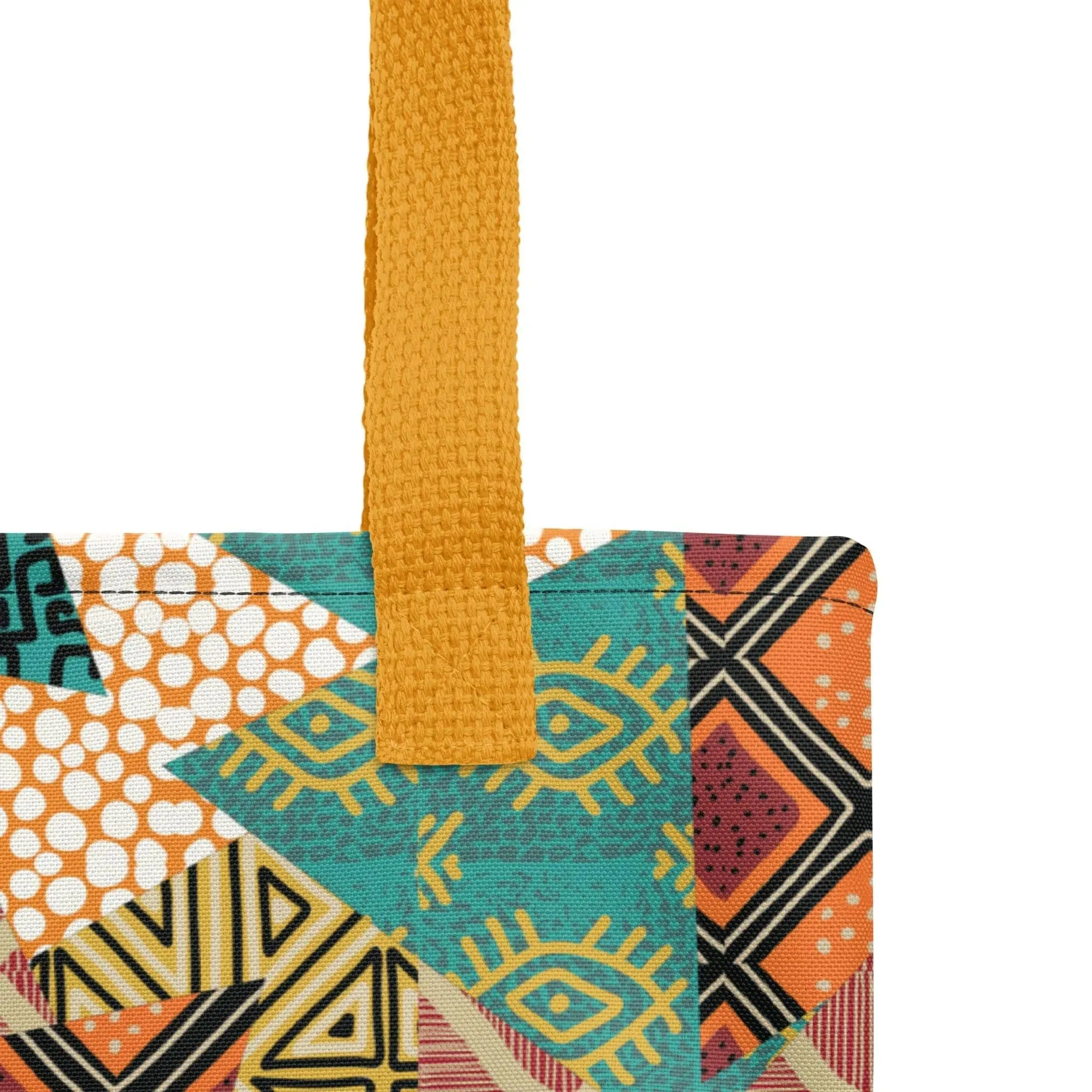 African Patchwork Tote Bag
