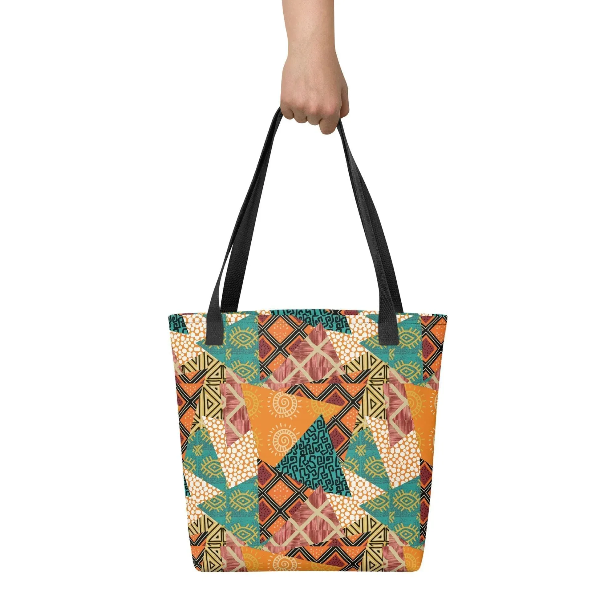 African Patchwork Tote Bag