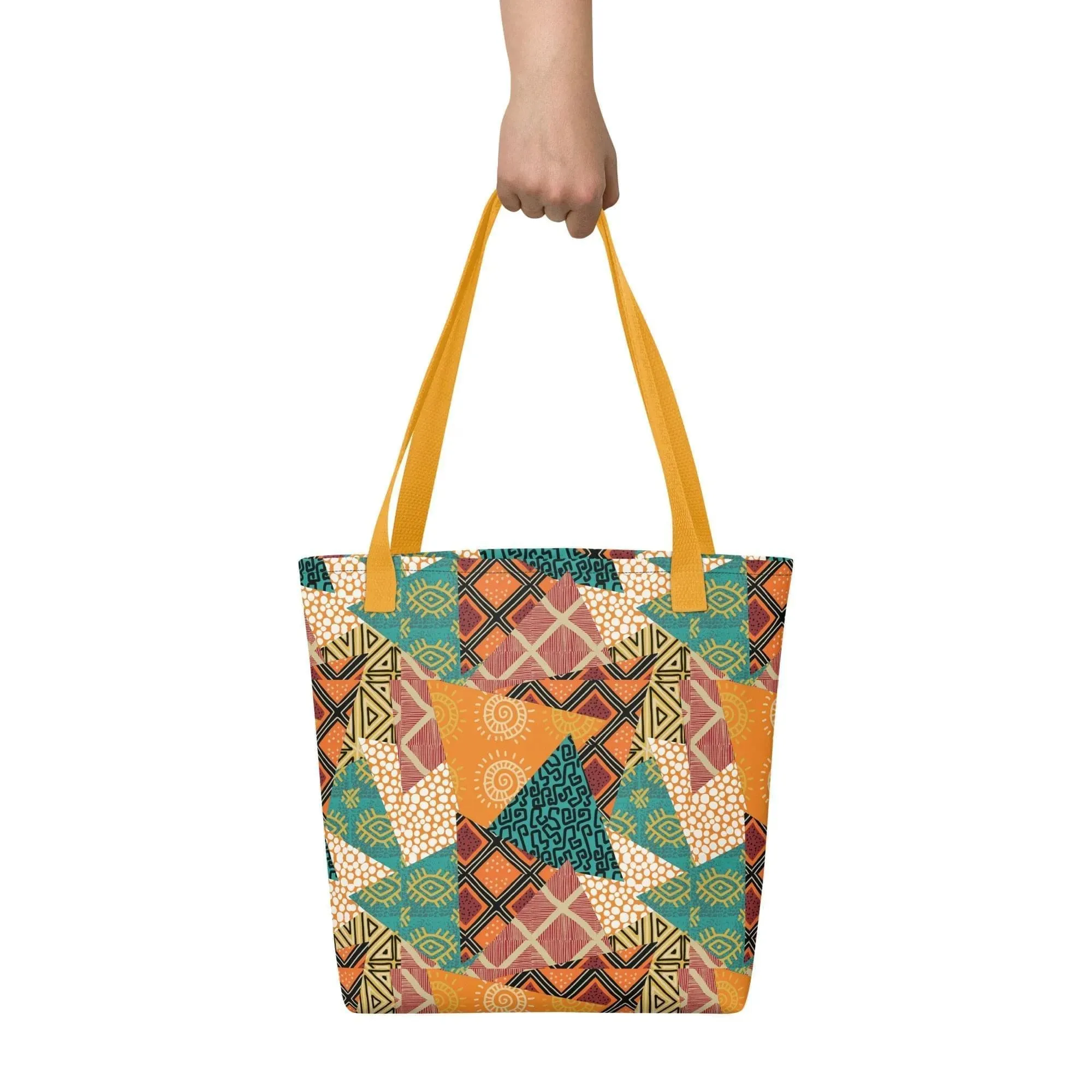 African Patchwork Tote Bag