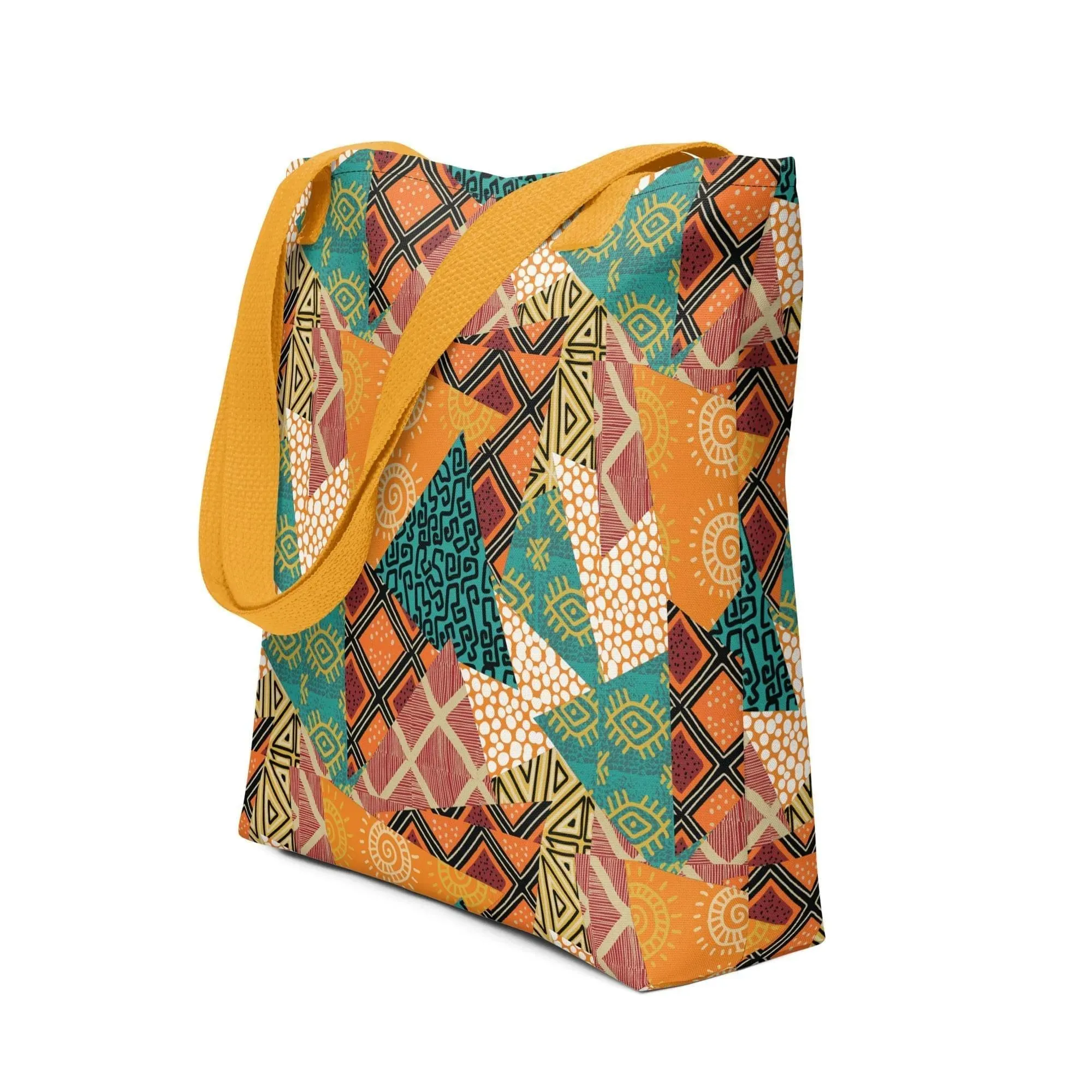 African Patchwork Tote Bag