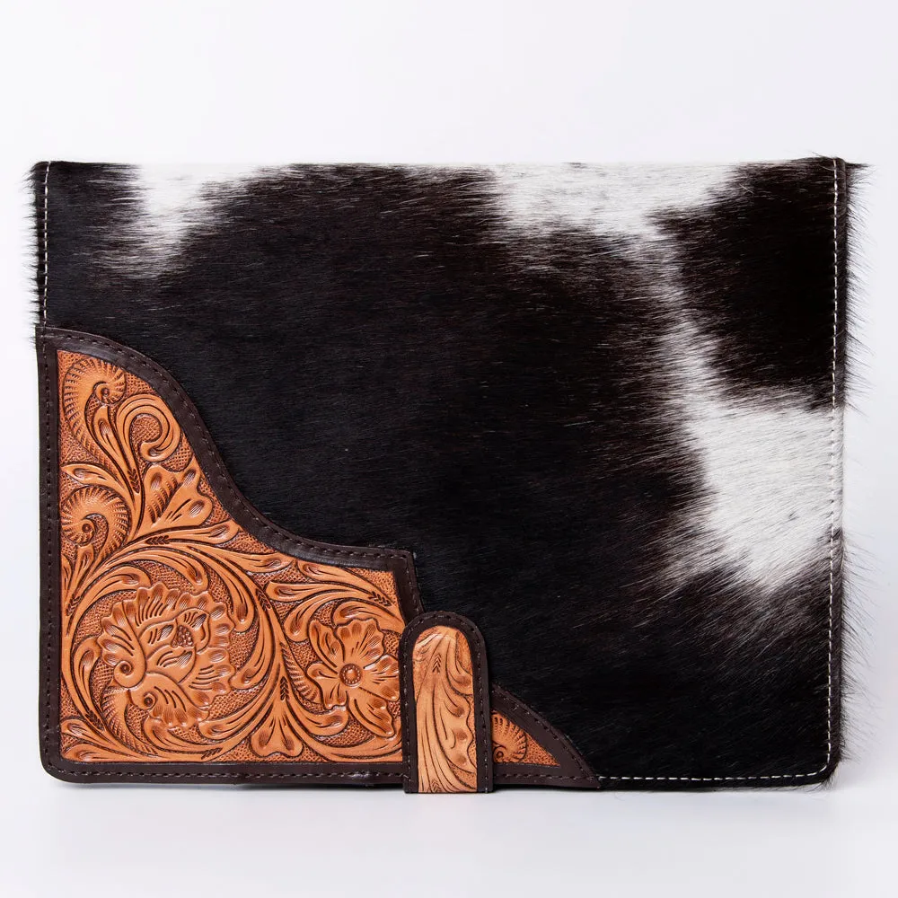 American Darling Portfolio Bag Hand Tooled Crocodile embossed Genuine Leather women bag western handbag purse