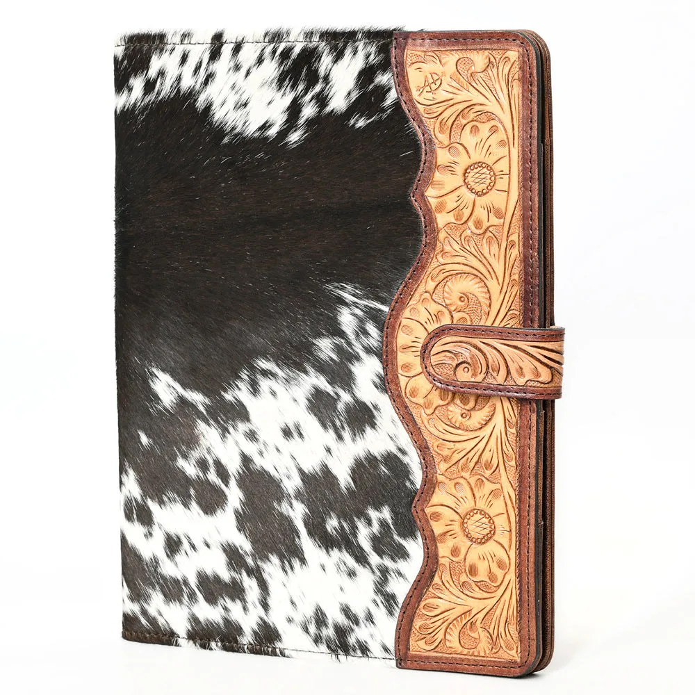 American Darling Portfolio Bag Hand Tooled Crocodile embossed Genuine Leather women bag western handbag purse