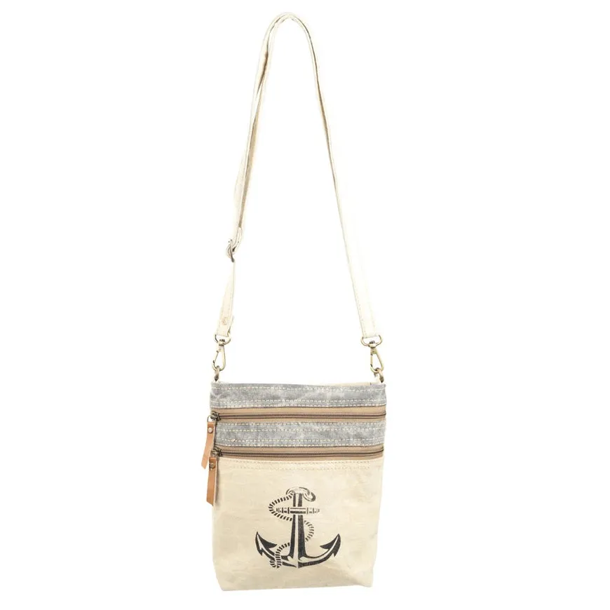 Anchor Canvas Shoulder/Crossbody Bag