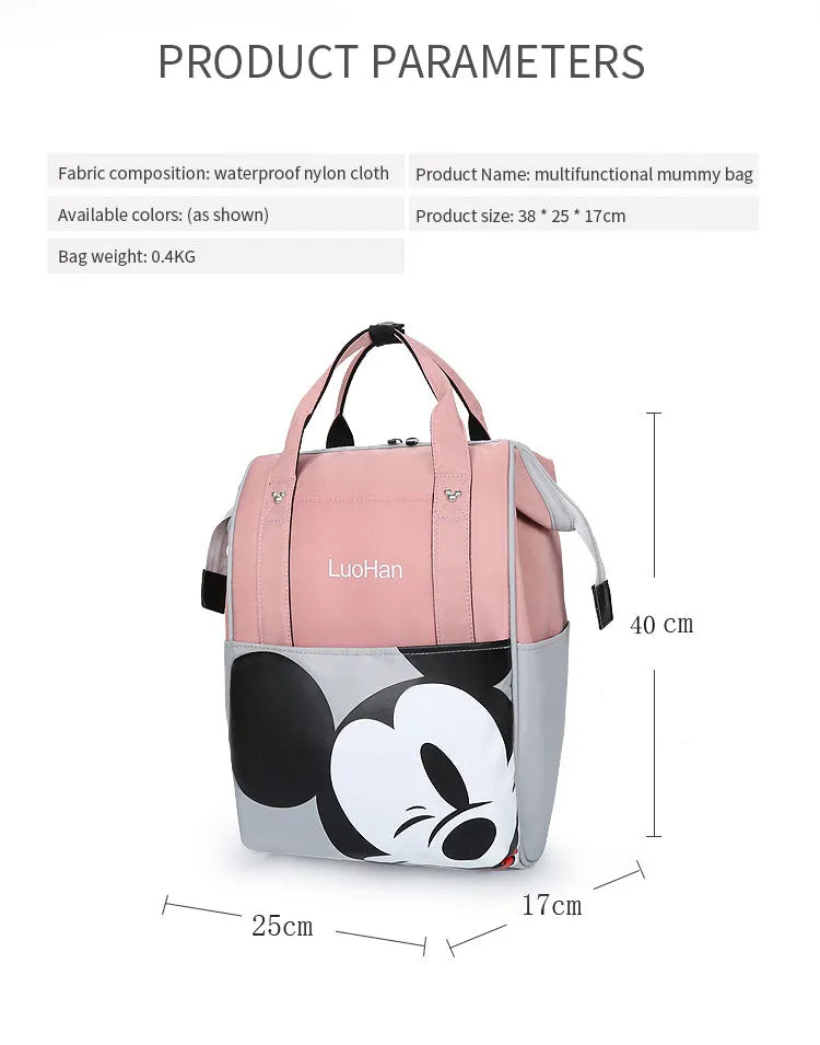 Anello Mickey Mouse Black & Red Travel Backpack 9110