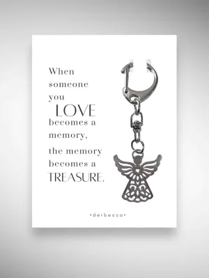 Angel Memory Mini Keychain Bag Charm