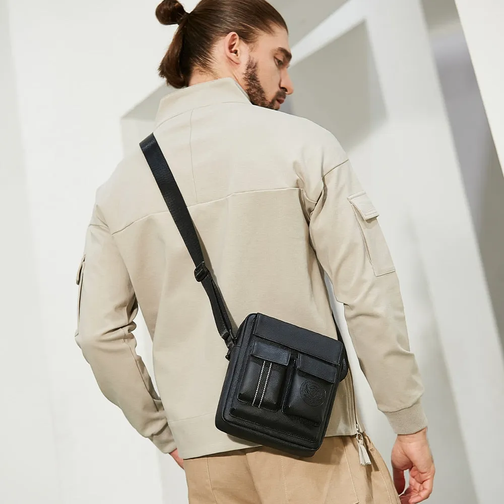 Angelo Ricci™ Everyday Casual Men Leather Side Bag