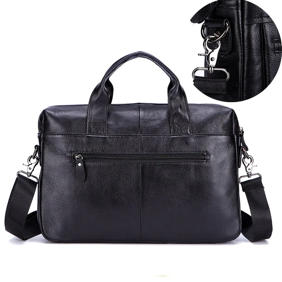 Angelo Ricci™ Genuine Leather Business Large Briefcase