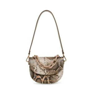 Anne Klein Resin Chain Mini Saddle Handbag