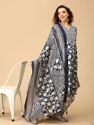 Anokhi Aura Maternity and Nursing Kurta Set With Dupatta