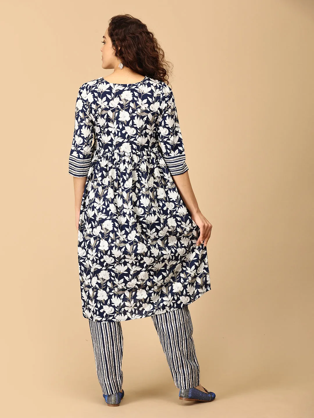 Anokhi Aura Maternity and Nursing Kurta Set With Dupatta