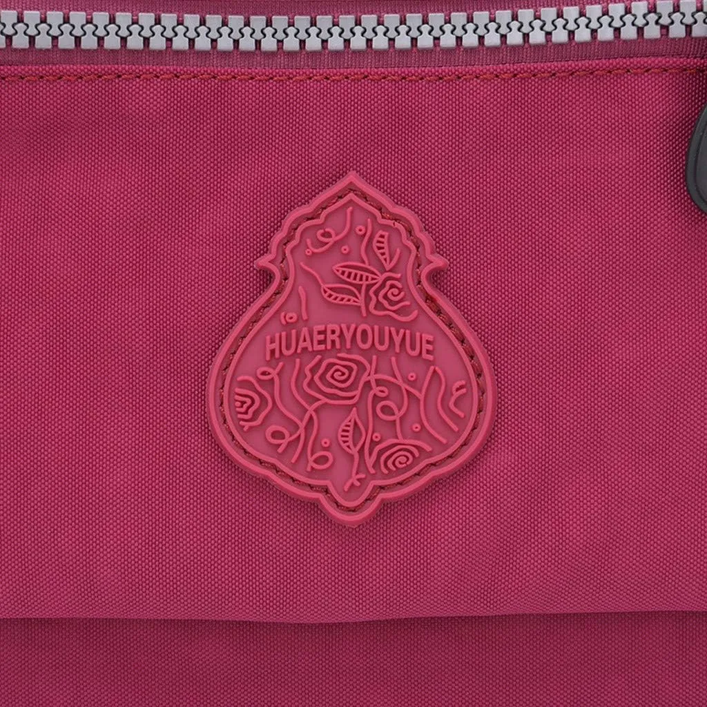 Anti Theft Crossbody Bags for Women Waterproof Nylon Crossbody Bags for Woman Trendy Temperament Clutch Purse(Red)