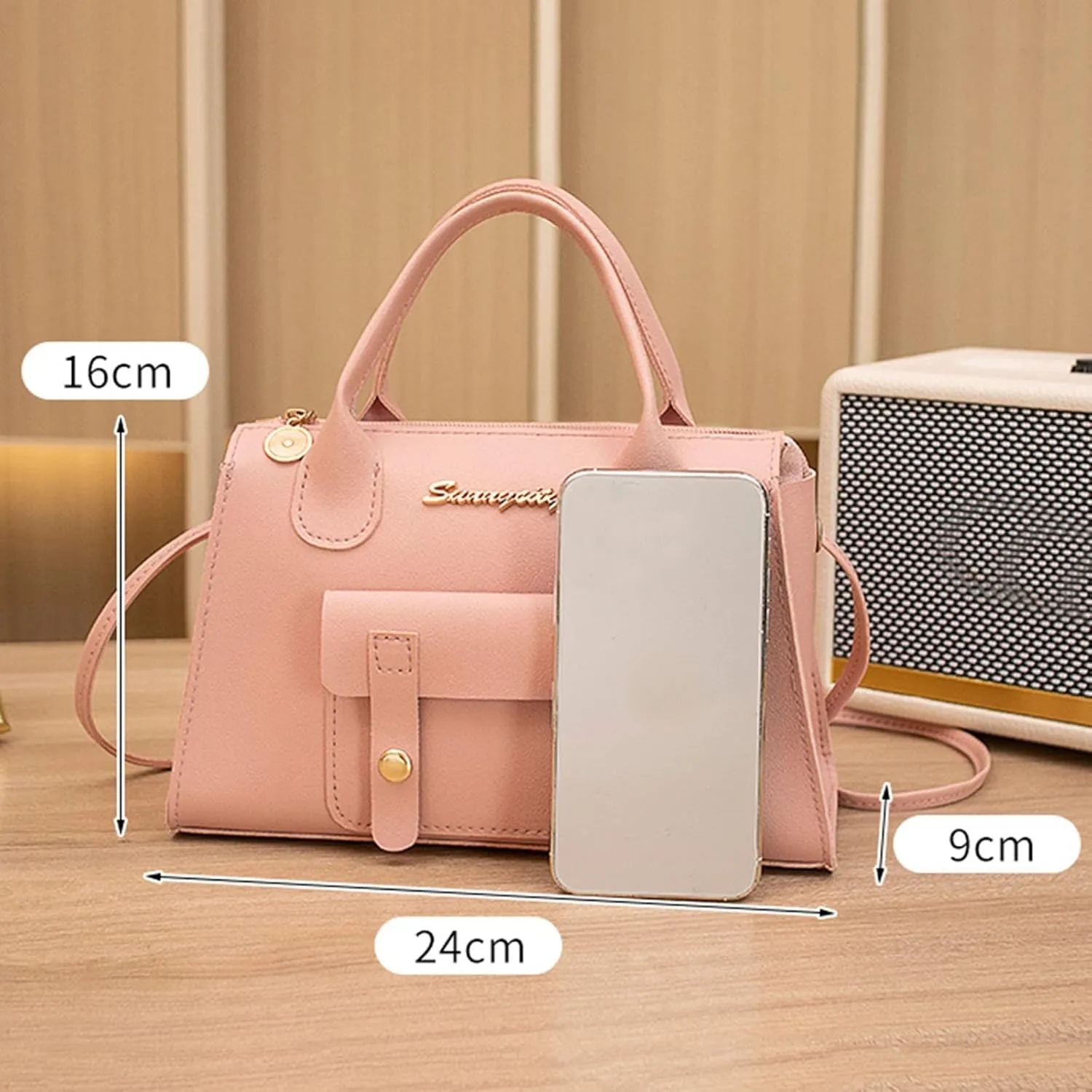 Anti Theft Shoulder Bags for Woman Crossbody Purses and Handbags Lightweight Pocketbook Trendy Clutch Saddle Bag(Beige)