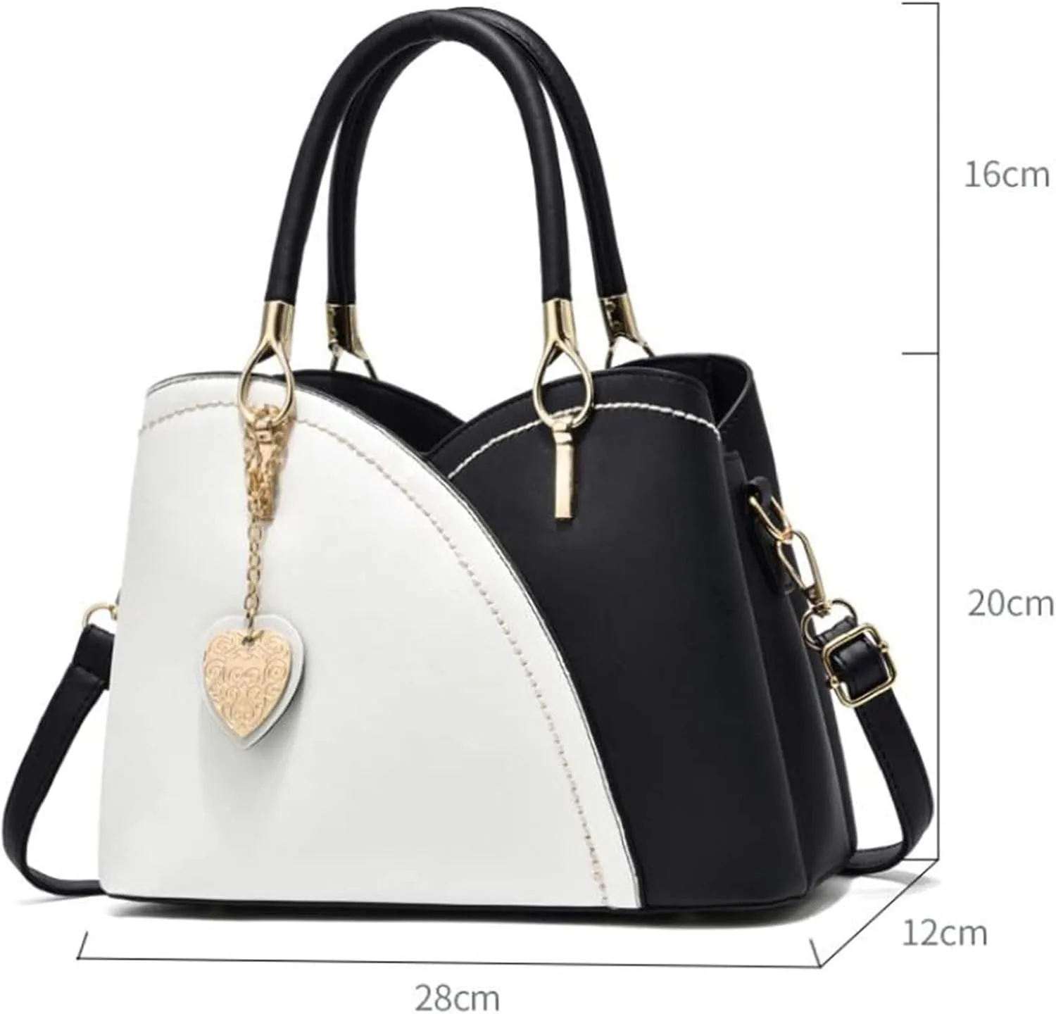 Anti Theft Shoulder Bags for Woman Small Crossbody Bags Classic Double Zip Top Satchel Bag Cute Spring Purse(Blue)