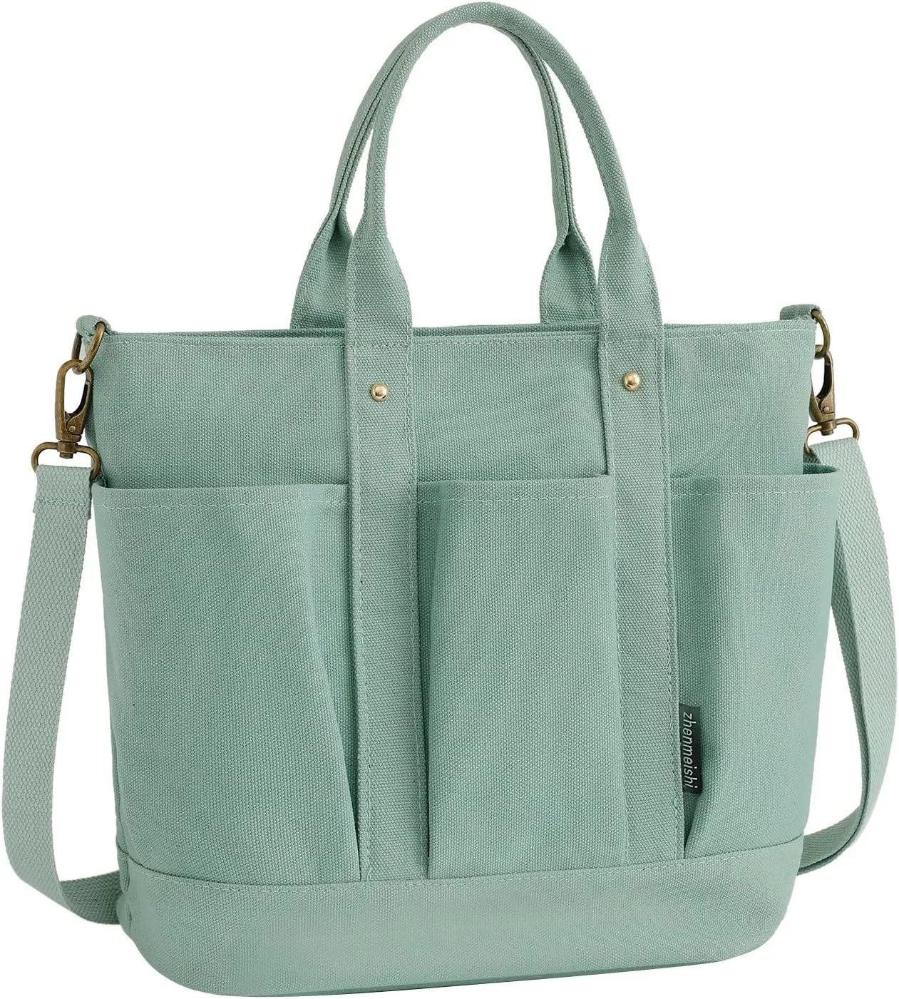 Anti Theft Shoulder Bags for Woman Waterproof Nylon Crossbody Bags for Woman Trendy Womens Vacation Shoulder Bag(Green)