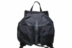 Authentic New Gucci Black Classic GG Monogram Nylon Backpack 510343