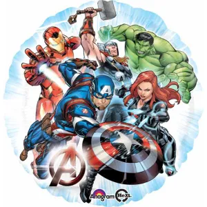 Avengers 18" Round Foil Balloon - Assembled