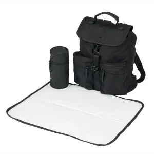 Bababing - Backpack Diaper Bag - 100% Recycled - Black