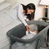 Baby Elegance Kangu Foldable Crib - Grey