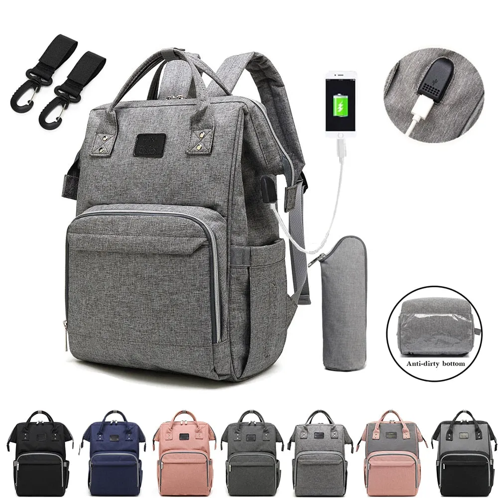 Baby Waterproof Diaper Bag Backpack
