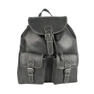 Backpack Made Of Vintage Buffalo Leather In 3 Colors