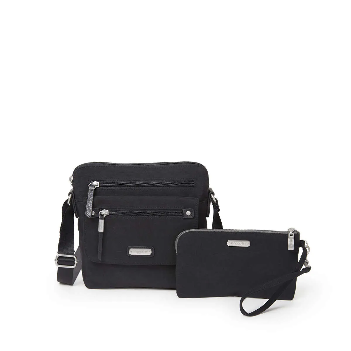 Baggallini Escape Crossbody with rfid phone wristlet