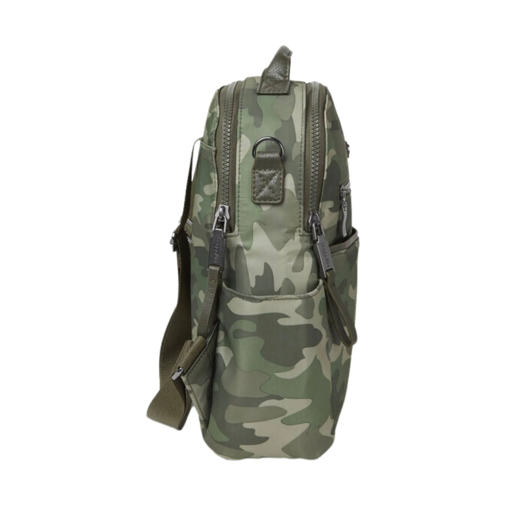 Baggallini Houston Convertible Backpack Tote Bag - Green Camo - ONLINE STORE CREDIT/EXCHANGE ONLY