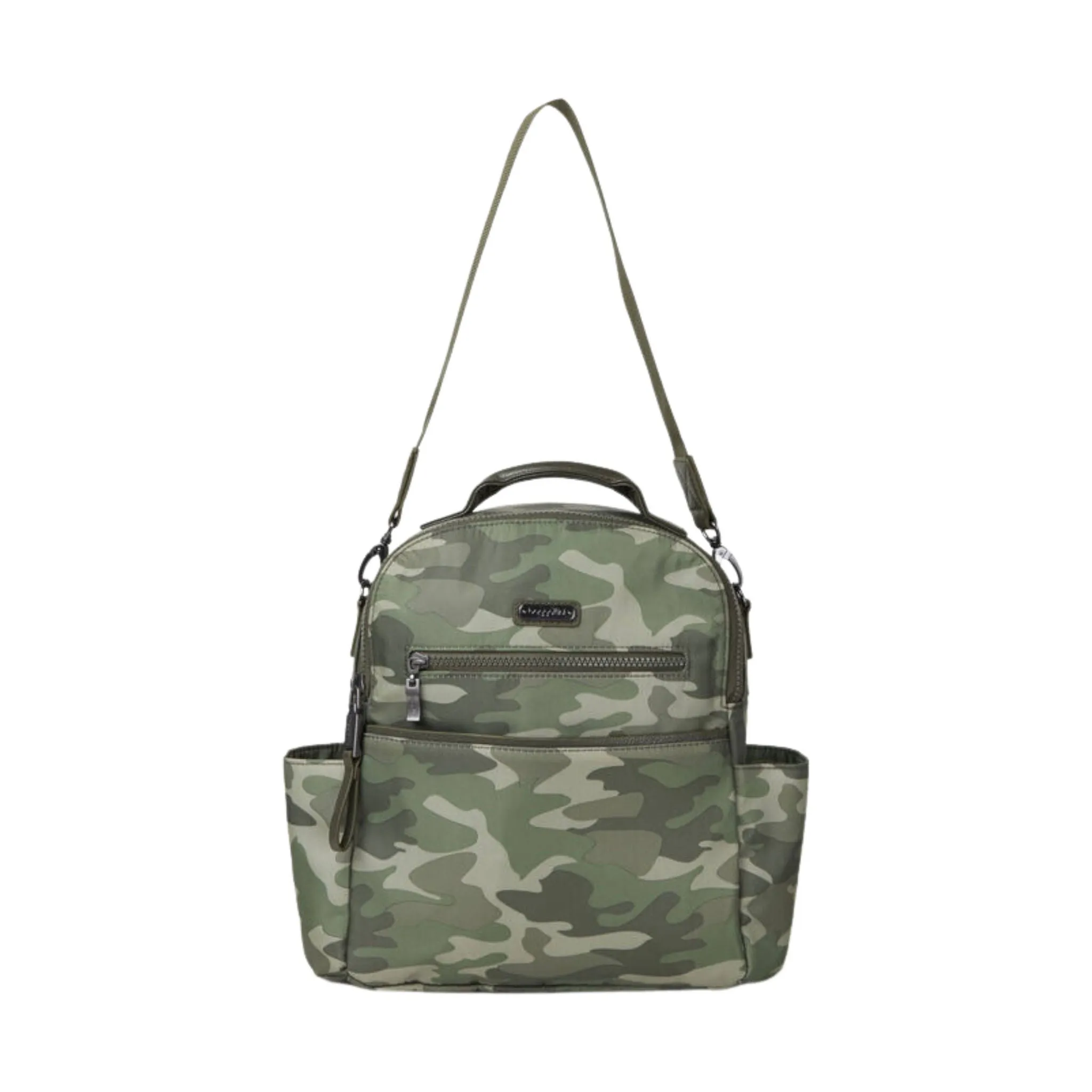 Baggallini Houston Convertible Backpack Tote Bag - Green Camo - ONLINE STORE CREDIT/EXCHANGE ONLY