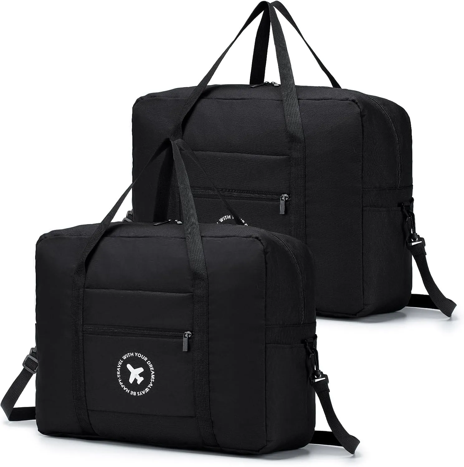 BAGROUPS Cabin Bag Hand Luggage Bag for Aeroplane Foldable Travel Backpack Waterproof Nylon Men Women Luggage Bag Travel Suitcase