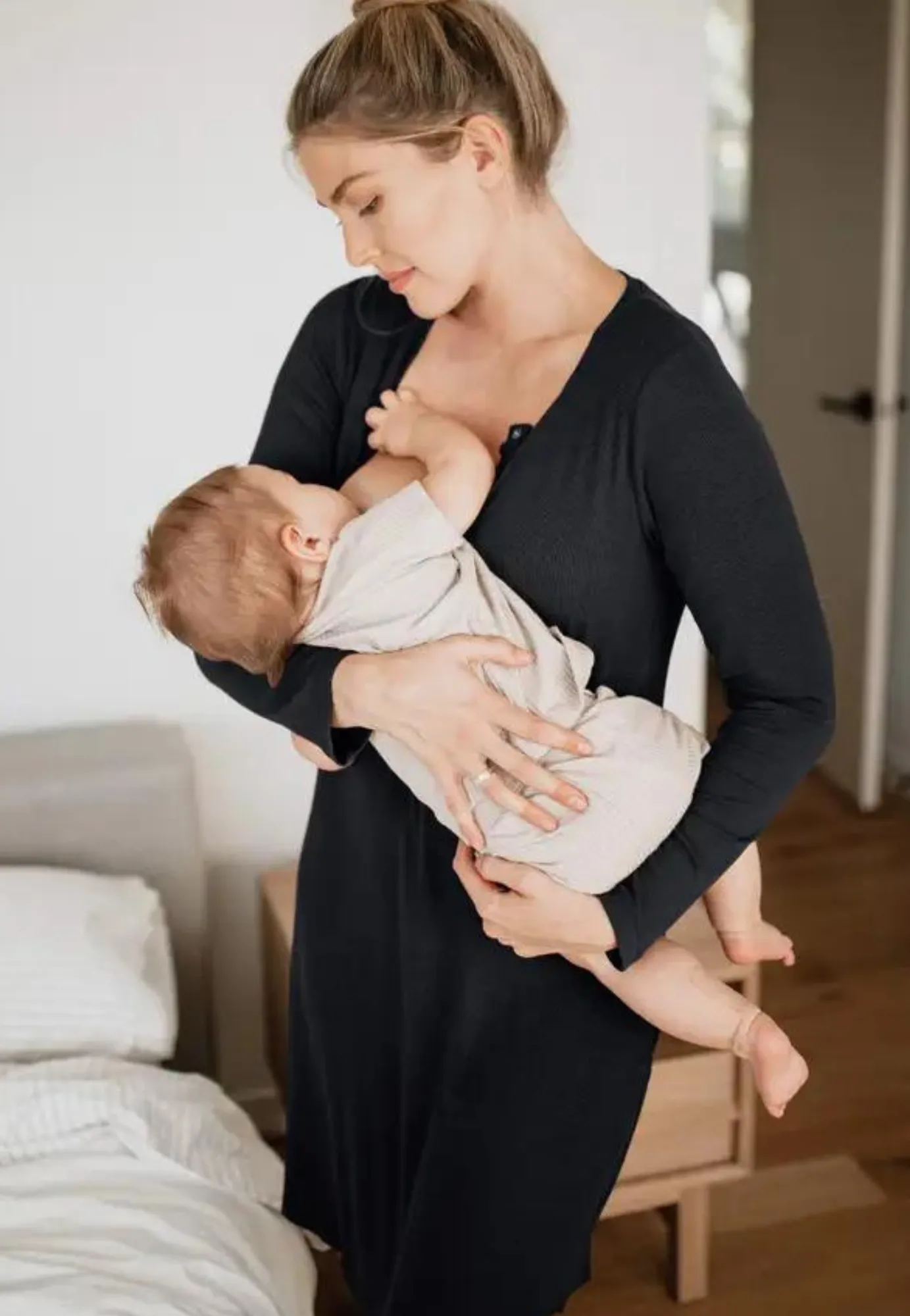 Bamboo Maternity & Nursing Nightgown