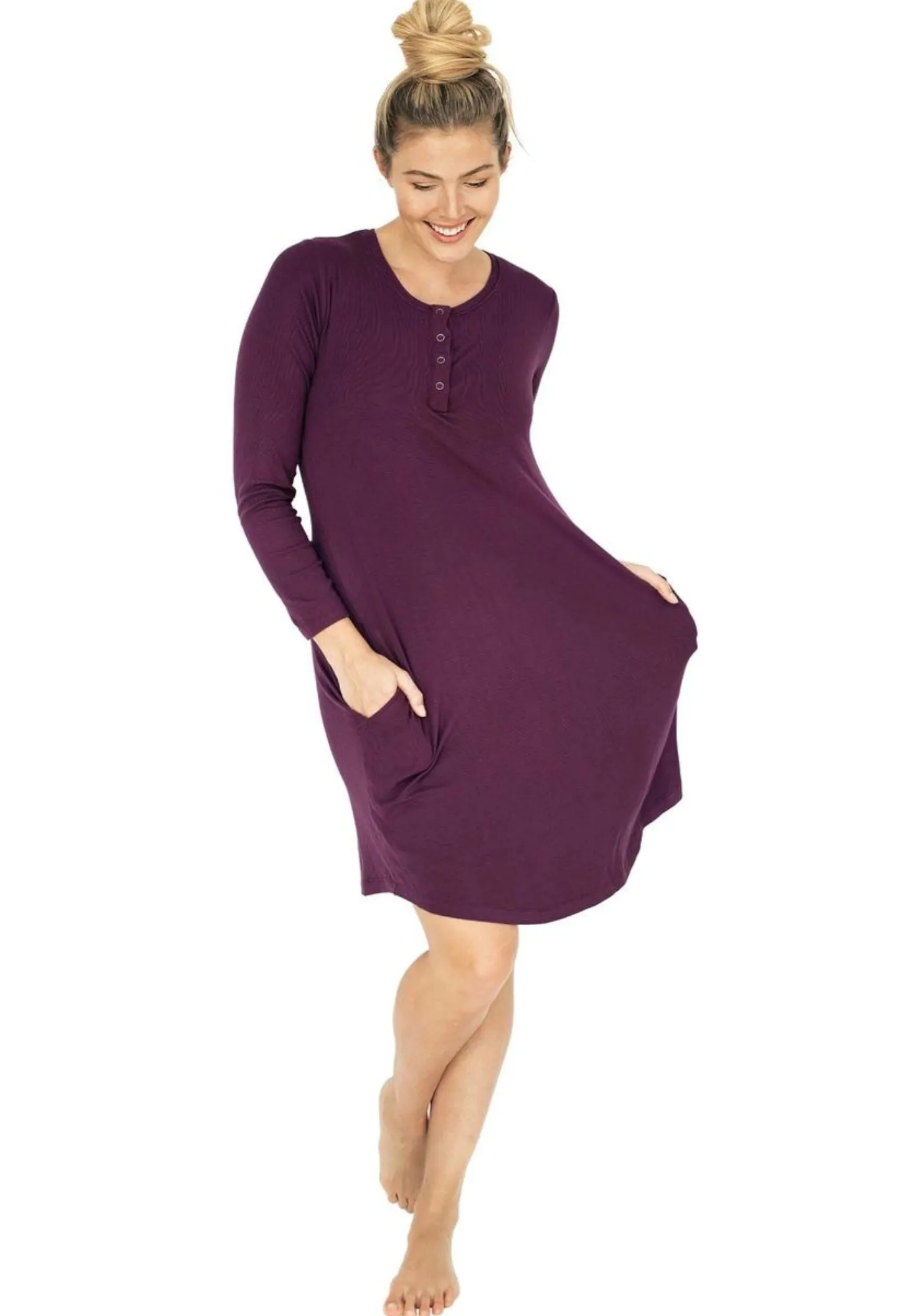 Bamboo Maternity & Nursing Nightgown