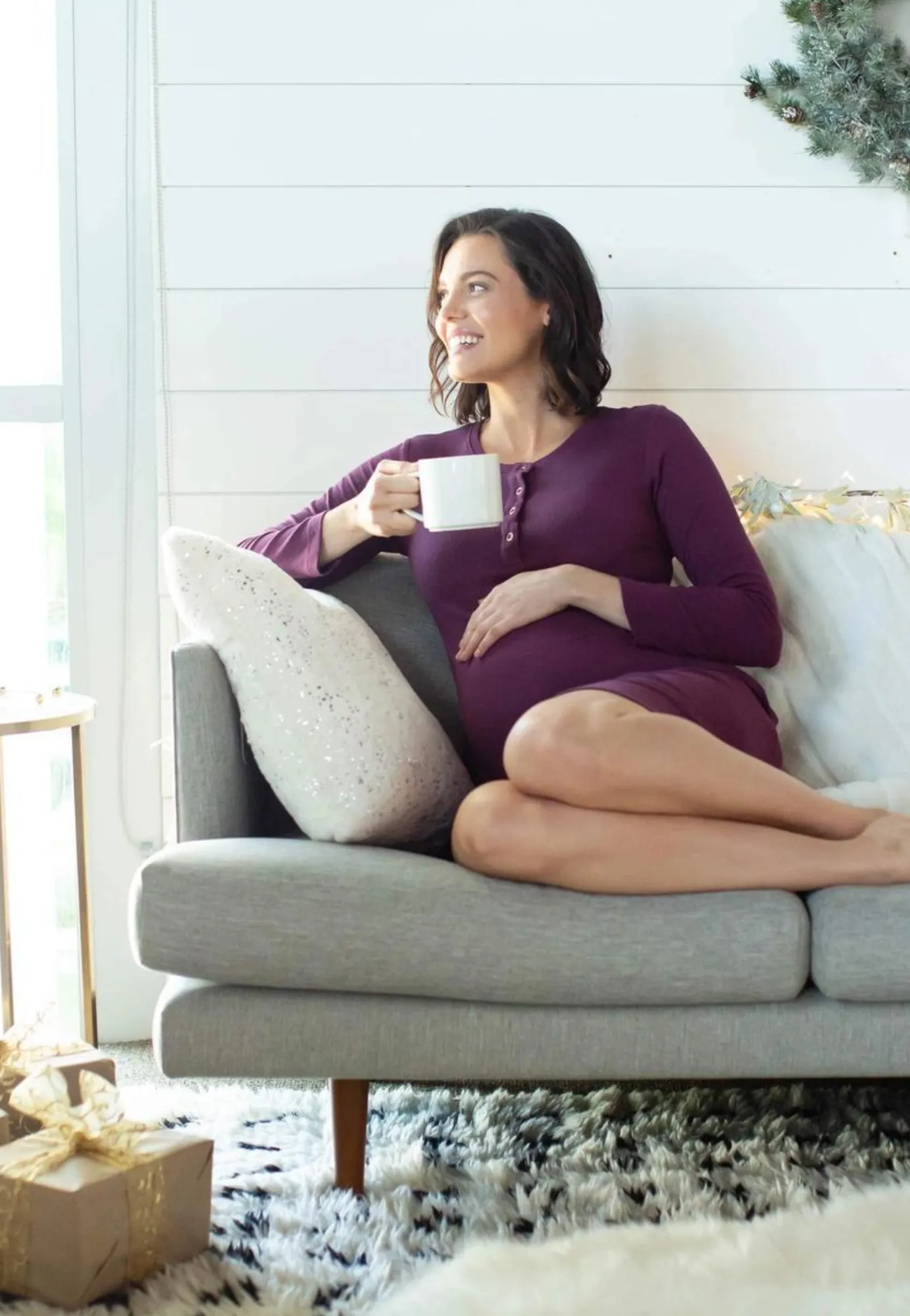 Bamboo Maternity & Nursing Nightgown