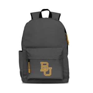 Baylor Bears Campus Laptop Backpack- Gray
